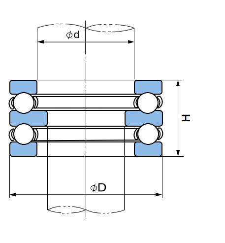 524 series dimension drawing
