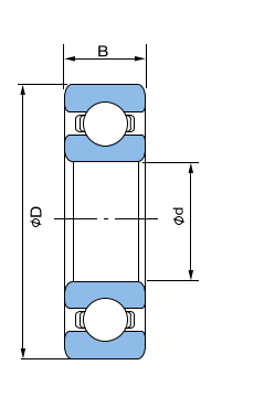 6400 series dimension drawing
