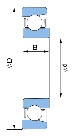 E-EA-BO-L-M series dimension drawing