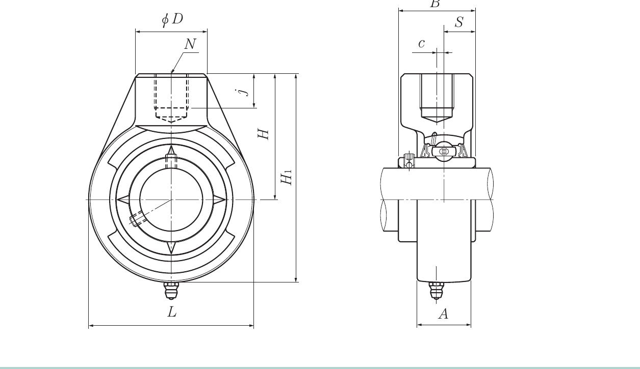 UCHB2 dimension diagram