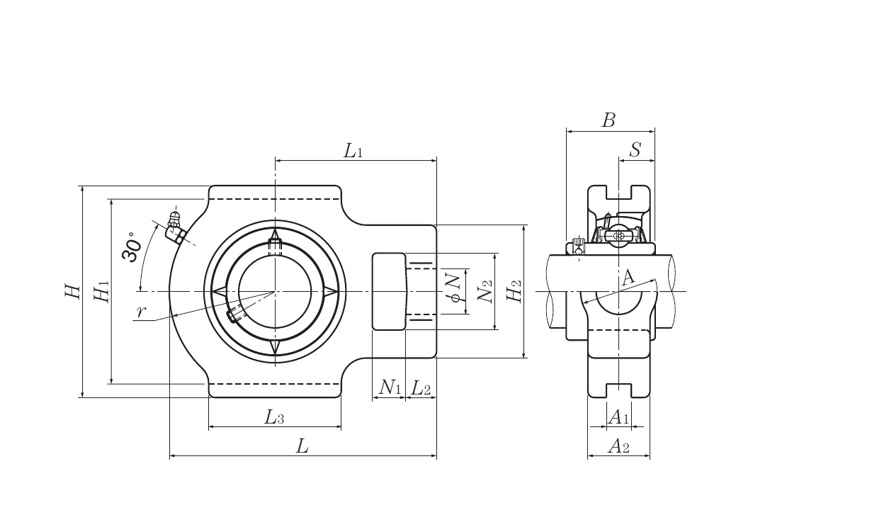 UCT2 dimension diagram